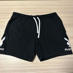 Playboy Black Sweatshorts